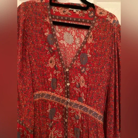 Arnhem Ophelia Maxi Dress, Salsa, Size AU14, US10 - Picture 6 of 11